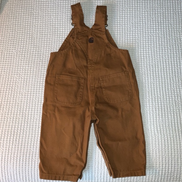 Baby Carhartt Canvas Overalls 6-9 months - never worn Currently out of stock - Picture 2 of 7